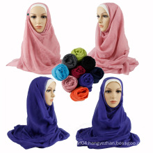 Fashion glittery islamic abaya and hijab Muslim scarf